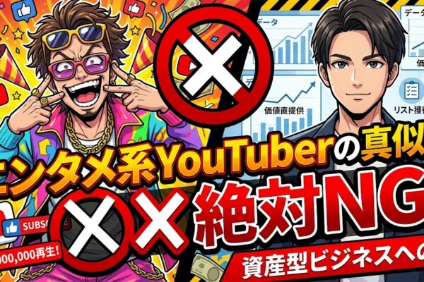 エンタメはNG！オンライン講座に見込み客を集め続けるビジネス系YouTubeの正しい戦い方